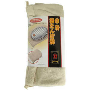 マルカ  巾着湯たんぽ袋ベージュ 390×290mm 