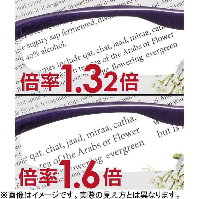 Hazuki Company Hazuki Company Hazuki ハズキルーペ クール(紫)クリアレンズ 1.32倍 クｰル132ムラサキクリア クｰル132ムラサキクリア