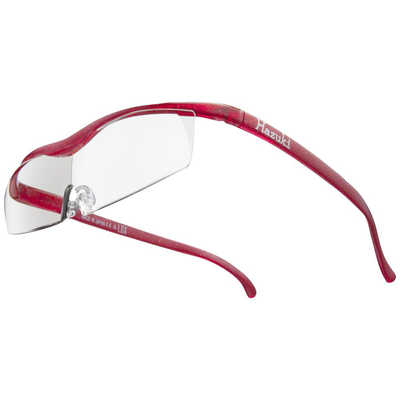 格安 Hazuki Company Hazuki ハズキルーペ コンパクト(ルビー)クリア メガネ・老眼鏡