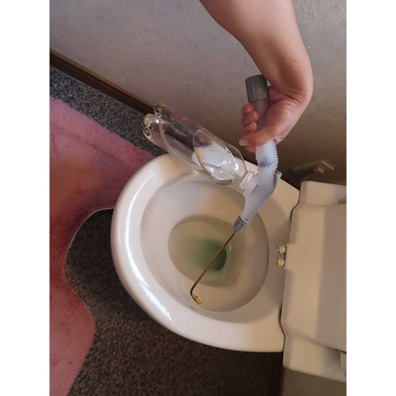 富士商 富士商 加圧式おそうじスプレー トイレのフチ･ノズル掃除用 (ペットボトル専用)  