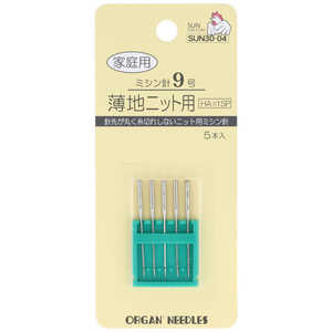 清原 ニット用ミシン針 9号 薄地用 SUN30-04 清原 ニット用ミシン針 9号 薄地用 SUN30-04