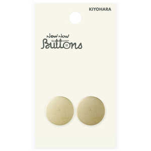 清原 ナウナウボタン メタルボタン フラット 足つき ゴールド 18mm NWN4083 清原 ナウナウボタン メタルボタン フラット 足つき ゴールド 18mm NWN4083