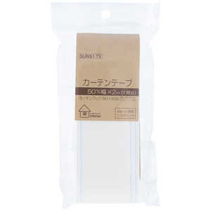 清原 カーテンテープ 綿タイプ 50mm 2m入 SUN91-73 清原 カーテンテープ 綿タイプ 50mm 2m入 SUN91-73