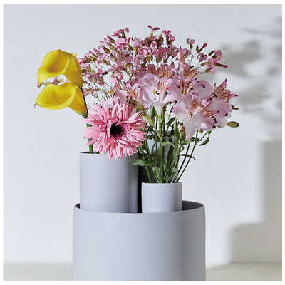 丸利玉樹利喜蔵商店 AYA フラワーベース LONG LL 花瓶 BLACK AYALONGLL