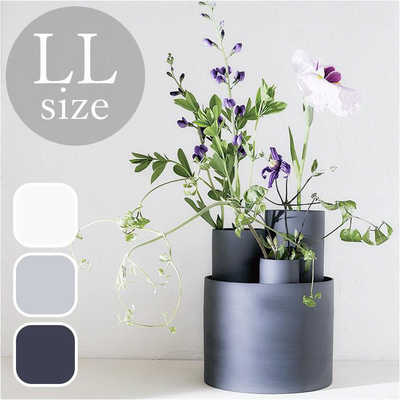 丸利玉樹利喜蔵商店 AYA フラワーベース LONG LL 花瓶 BLACK AYALONGLL