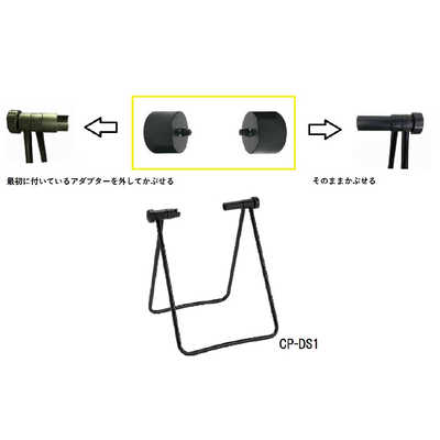CYCLEPRO CP-DS1 PLUS用 スルーアクスル対応アダプター(2個セット