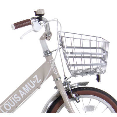 タマコシ 16型 幼児用自転車 ルイスアミューズキッズ16(ブラウン