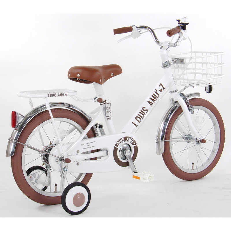 タマコシ タマコシ 16型 幼児用自転車 アミューズキッズ(シングルシフト) ホワイト【組立商品につき返品不可】 ｱﾐｭｰｽﾞｷｯｽﾞ16 ｱﾐｭｰｽﾞｷｯｽﾞ16