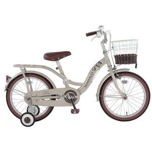 タマコシ 18型 幼児用自転車 マハロキッズ(シングルシフト) ベージュ【組立商品につき返品不可】 18ﾏﾊﾛｷｯｽﾞ
