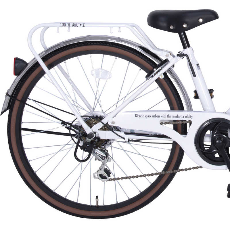 タマコシ タマコシ 子供用自転車 24型 BAAアミューズ246HD(ホワイト/外装6段変速)【組立商品につき返品不可】 BAAｱﾐｭｰｽﾞ246HD BAAｱﾐｭｰｽﾞ246HD