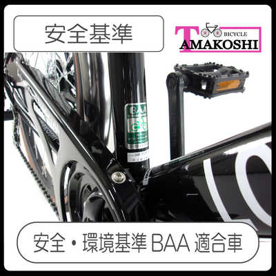 タマコシ 子供用自転車 26インチ BAAアミューズ266HD (ホワイト