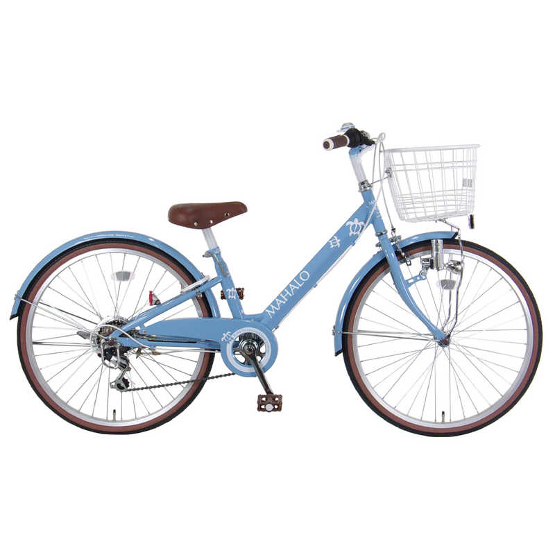 タマコシ タマコシ 24型 子ども用自転車 マハロ ジュニア(ブルー/外装6段変速）【組立商品につき返品不可】 ﾏﾊﾛｼﾞｭﾆｱ246 ﾏﾊﾛｼﾞｭﾆｱ246