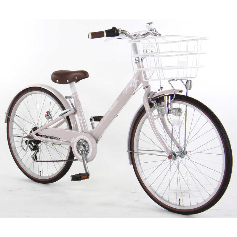タマコシ タマコシ 24型 子ども用自転車 マハロジュニア(外装6段変速) ベージュ【組立商品につき返品不可】 24ﾏﾊﾛｼﾞｭﾆｱ 24ﾏﾊﾛｼﾞｭﾆｱ