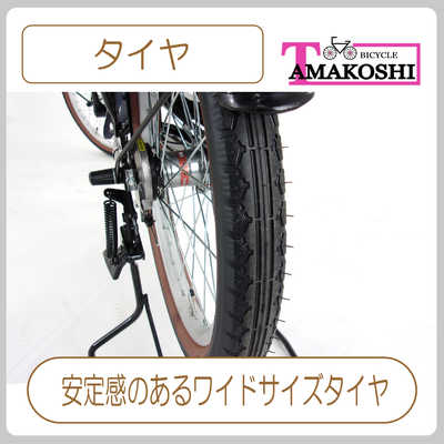 タマコシ 自転車 マハロママ ［内装3段 /20インチ］ ブラック【組立