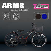 タマコシ 24型 子供用自転車 アームス＋スピードメーター 246(外装6段 