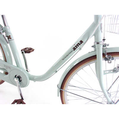 タマコシ 自転車 アイナ [24インチ ] ブルー 【組立商品につき