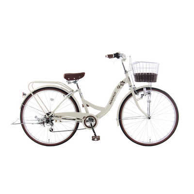 タマコシ 自転車 マハロST266 [外装6段 / 26インチ] ベージュ 【組立