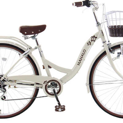 タマコシ 自転車 マハロST266 [外装6段 / 26インチ] ベージュ 【組立