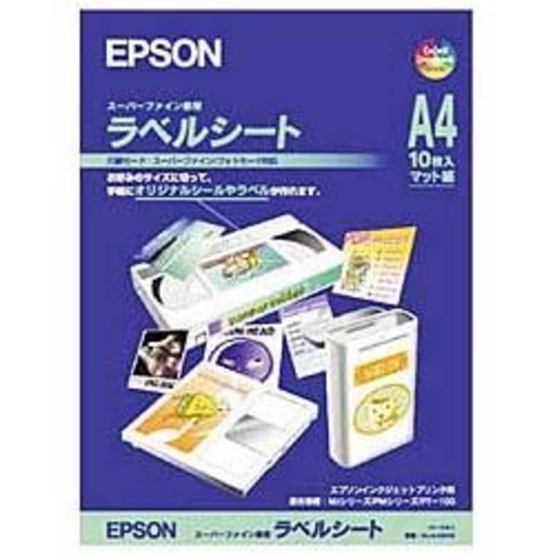 エプソン　EPSON エプソン　EPSON スーパーファイン専用ラベルシート MJA4SP5 MJA4SP5