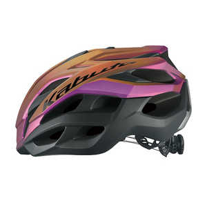 OGK 自転車用ヘルメット ヴォルツァ(S/Mサイズ:55～58cm/マットトランスパープル) VOLZZA