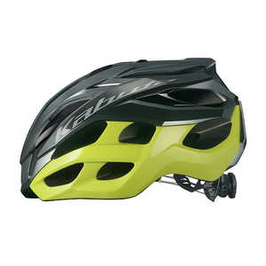 OGK 自転車用ヘルメット ヴォルツァ(S/Mサイズ:55～58cm/ガンメタイエロー) VOLZZA
