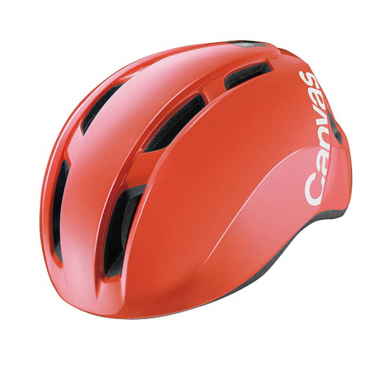 OGK OGK 自転車用 ヘルメット CANVAS-SPORTS キャンバス･スポーツ(M/L:57～59cm/フラッシュレッド) CANVAS-SPORTS CANVAS_SPORTS CANVAS_SPORTS