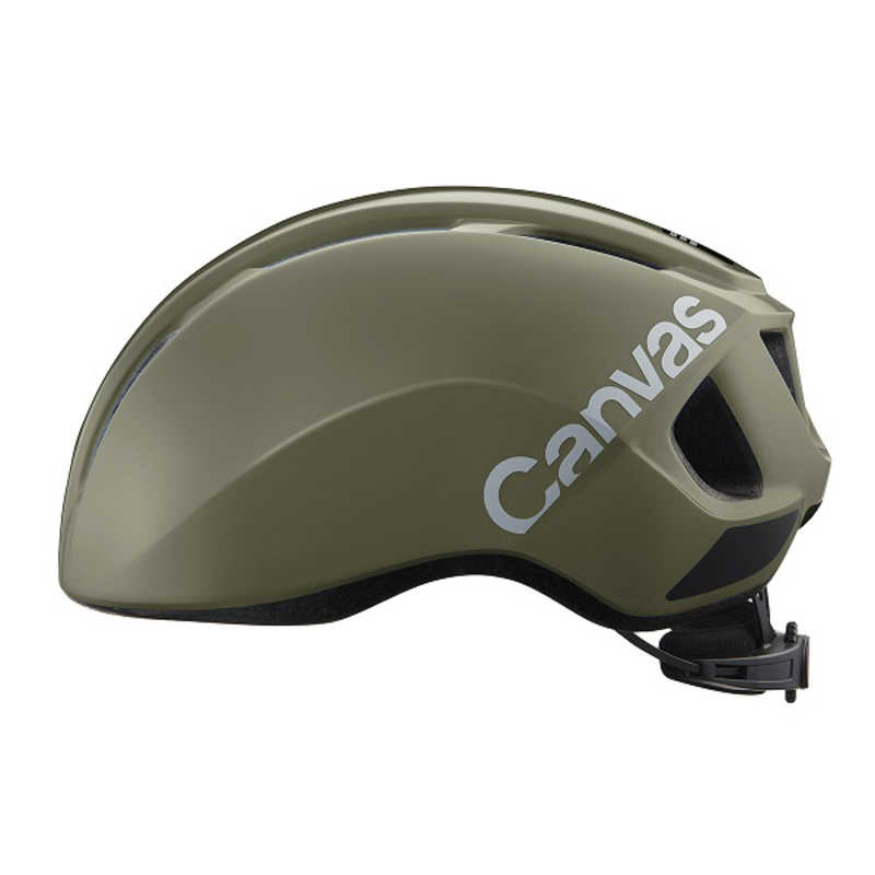 OGK OGK 自転車用 ヘルメット CANVAS-SPORTS キャンバス･スポーツ(M/L:57～59cm/オリーブ) CANVAS-SPORTS CANVAS_SPORTS CANVAS_SPORTS