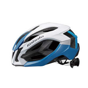 OGK 自転車用ヘルメット イザナギ(Lサイズ:59～60cm/G-1 ホワイトブルー) IZANAGI