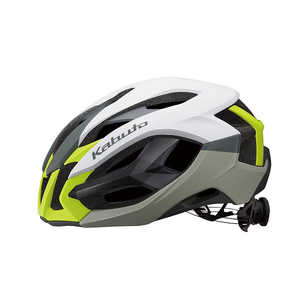 オージーケーカブト 自転車用ヘルメット イザナギ(Lサイズ:59?60cm/G-1 マットホワイトイエロー) IZANAGI オージーケーカブト 自転車用ヘルメット イザナギ(Lサイズ:59?60cm/G-1 マットホワイトイエロー) IZANAGI