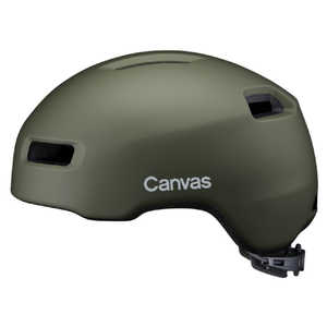 OGK 自転車用 ヘルメット CANVAS-CORSS キャンバス・クロス(M/Lサイズ：57～59cm/) マットオリーブ CANVAS_CROSS