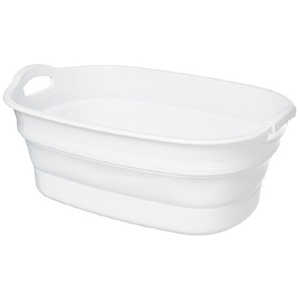 伊勢藤 たためるおおきなたらい ホワイト I-563-8
