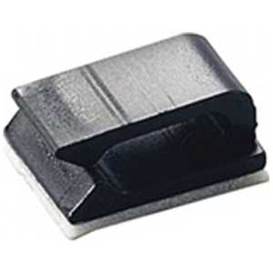 ヤザワ ケーブルホルダー小･黒10個入 FCB1K(ブラ