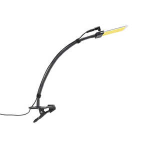ヤザワ どこでもライト クリップフレキ400 黒 COBパネル JIS：AA規格 ［LED /昼光色～電球色］ DL02