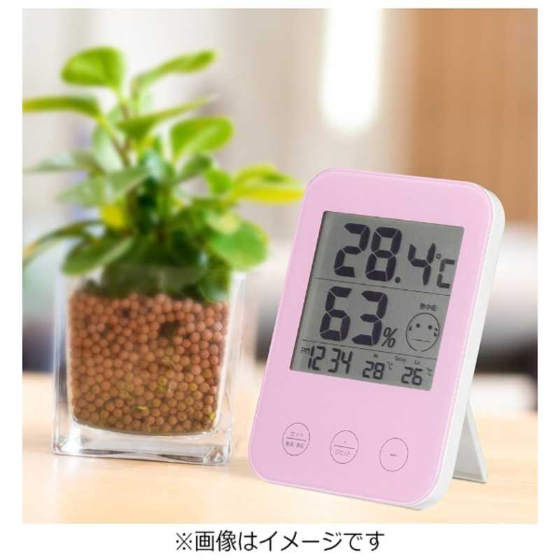 ヤザワ ヤザワ デジタル温湿度計 DO02PK ピンク DO02PK ピンク