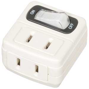 ヤザワ 省エネタップ2個口 ホワイト Y02FU210WH ヤザワ 省エネタップ2個口 ホワイト Y02FU210WH