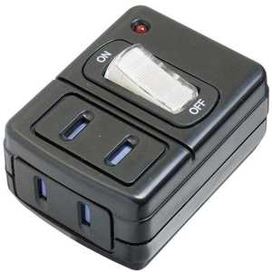 ヤザワ 省エネタップ ブラック 直挿し 2個口 スイッチ付き(一括) Y02FUSK210BK ヤザワ 省エネタップ ブラック 直挿し 2個口 スイッチ付き(一括) Y02FUSK210BK