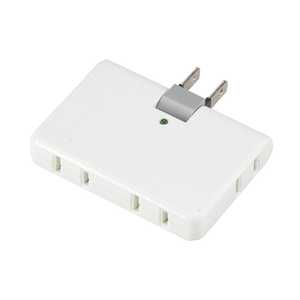 ヤザワ 強力雷ガード付 コーナータップ ホワイト 直挿し 4個口 スイッチ無 Y02HCK400WH ヤザワ 強力雷ガード付 コーナータップ ホワイト 直挿し 4個口 スイッチ無 Y02HCK400WH