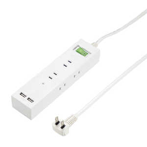ヤザワ 3方向から挿せる6個口USBタップ(6個口+USB2ポート・2m) H6BK8122UWH ホワイト ヤザワ 3方向から挿せる6個口USBタップ(6個口+USB2ポート・2m) H6BK8122UWH ホワイト