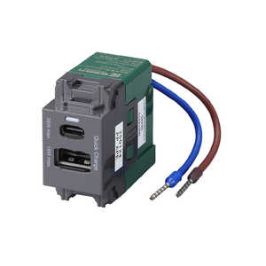ヤザワ 埋込USBコンセントPD36W グレー 充電用 Type-A×1、Type-C×1 PD36W対応 H4USB20PD36GY ヤザワ 埋込USBコンセントPD36W グレー 充電用 Type-A×1、Type-C×1 PD36W対応 H4USB20PD36GY