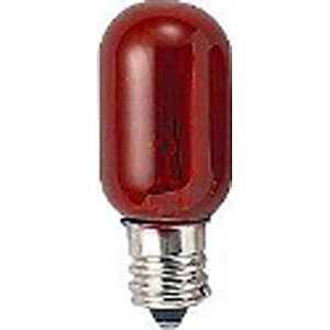 ヤザワ 電球 クリアレッド[E12/赤色/1個/ナツメ球形] T201205CR