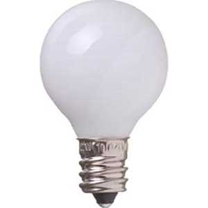 ヤザワ 電球 ベビｰボｰル球 ホワイト[E12/電球色/1個/ボｰル電球形] G301205W