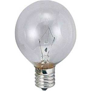ヤザワ 電球 ベビーボール球 クリア[E12/電球色/1個/ボール電球形] G501240C