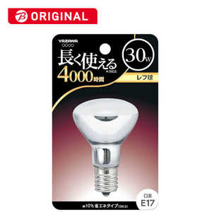 ヤザワ 電球 ホワイト E17 1個 レフランプ形  BKR1727 