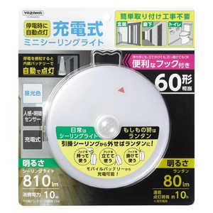ヤザワ ミニシーリング60W型バッテリー内蔵 昼光色 CELMS60D02 ヤザワ ミニシーリング60W型バッテリー内蔵 昼光色 CELMS60D02