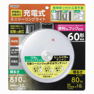 ヤザワ ミニシーリング60W型バッテリー内蔵 電球色 CELMS60L02 ヤザワ ミニシーリング60W型バッテリー内蔵 電球色 CELMS60L02