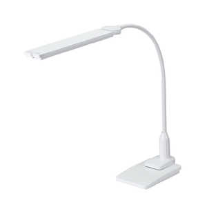 ヤザワ LED2灯クランプスタンドライト調光機能付き ホワイト ［LED /昼光色］ SDCCL13D01WH