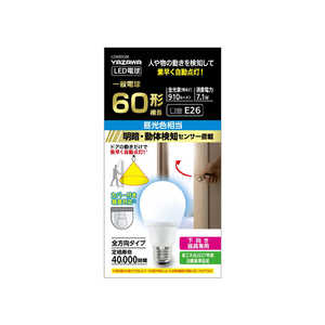 䥶 ALED 60W  ưΥ󥵡դ ɥåץ顼󥵡 E26 /ŵ /60W / /1 /ס LDA8DGM