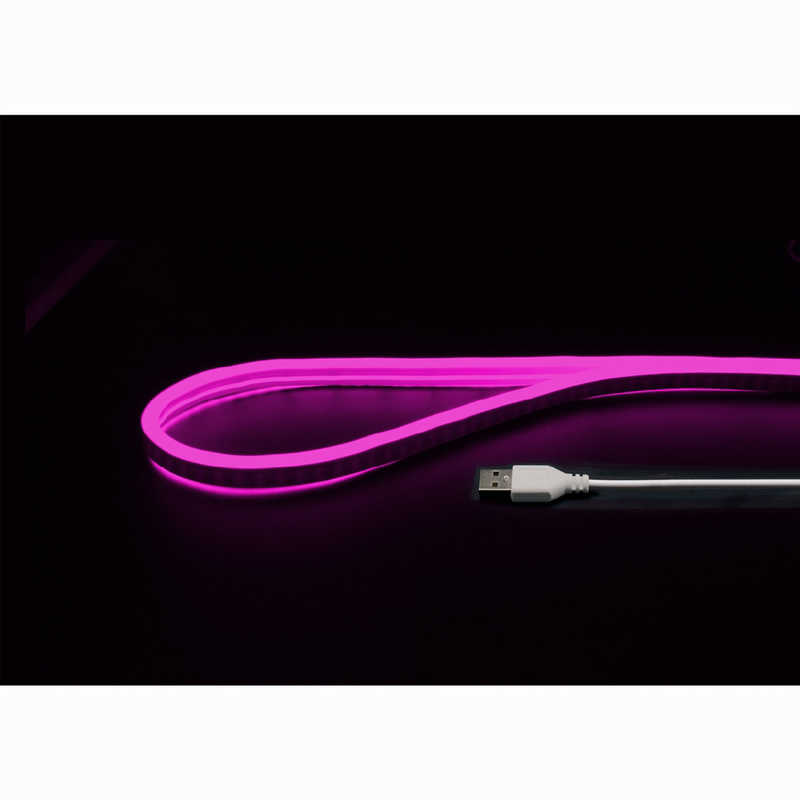 ヤザワ ヤザワ ネオンチューブライト　ピンク　1m　USB電源　LED NTL011PK NTL011PK