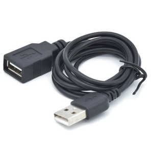 ヤザワ ネオンチューブライト専用USB延長ケーブル NTLAEX01BK