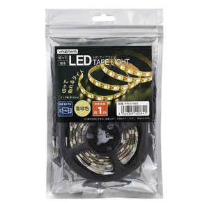 ヤザワ テープライト 電球色 1m LED TPL011WA ヤザワ テープライト 電球色 1m LED TPL011WA